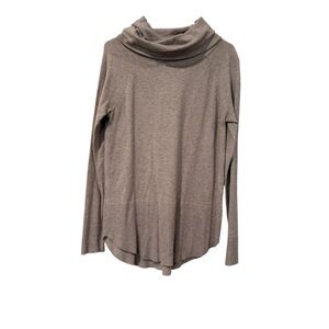 Cozy Cowl Neck Sweater in Taupe, size M (fits like large)